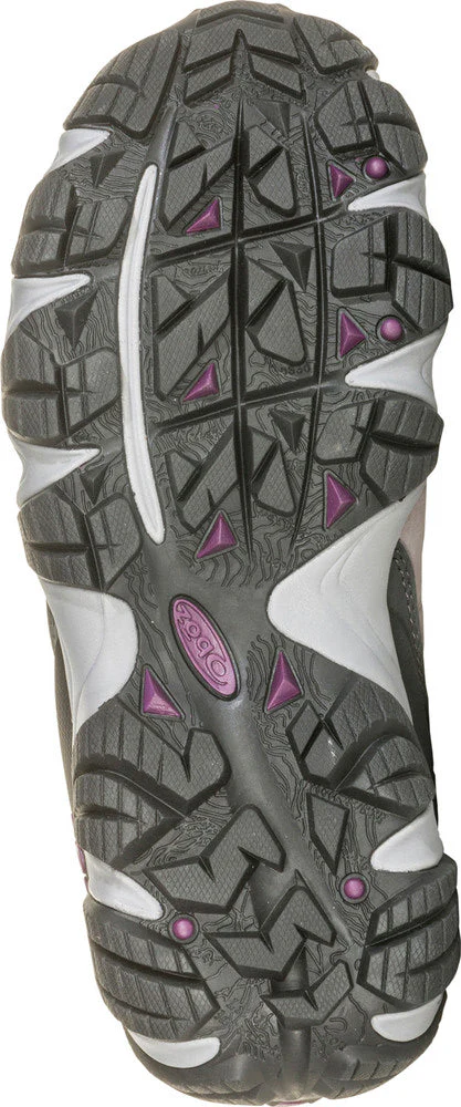 WOMEN'S OBOZ SAWTOOTH II LOW WATERPROOF | PEWTER / VIOLET - Image 5