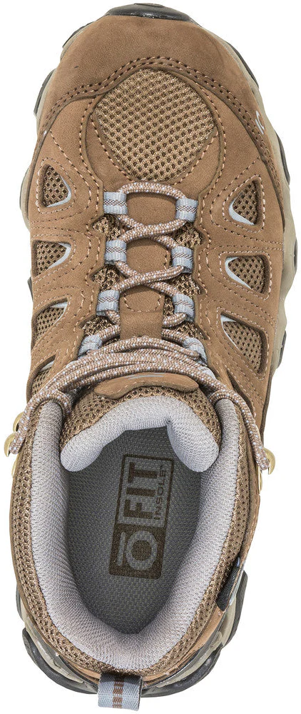 WOMEN'S OBOZ SAWTOOTH II MID WATERPROOF | BRINDLE / TRADEWINDS BLUE - Image 4