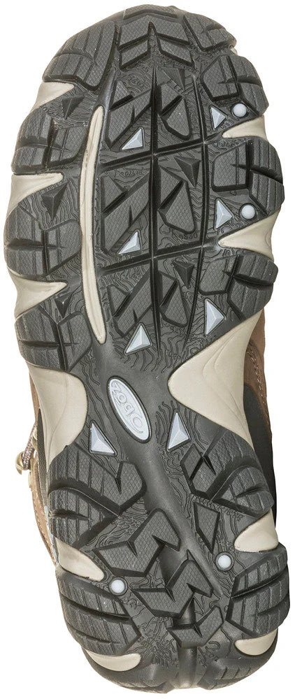WOMEN'S OBOZ SAWTOOTH II MID WATERPROOF | BRINDLE / TRADEWINDS BLUE - Image 5