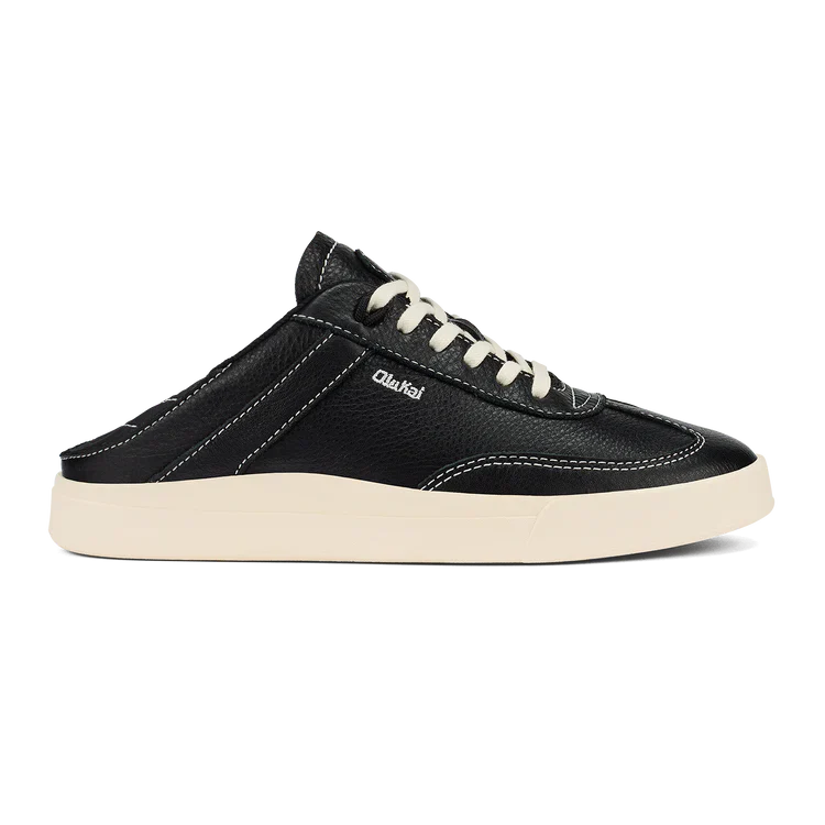 WOMEN'S OLUKAI HA'UPU SNEAKER | ONYX / ONYX - Image 3