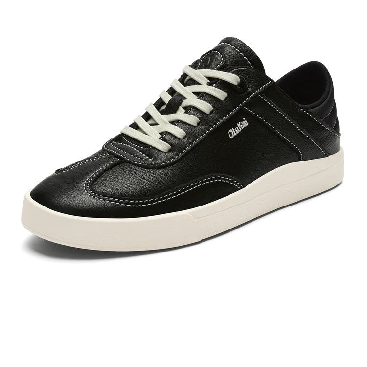 WOMEN'S OLUKAI HA'UPU SNEAKER | ONYX / ONYX - Image 4