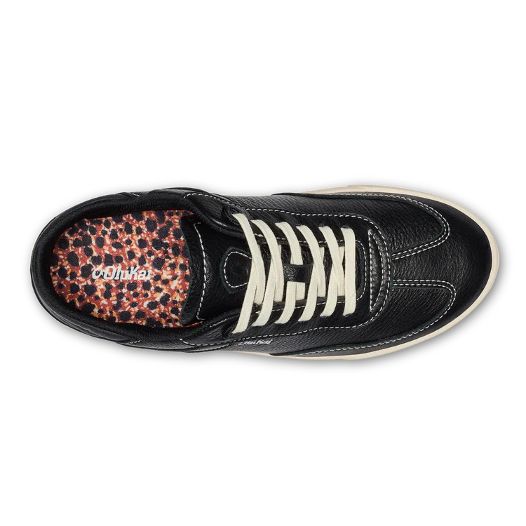WOMEN'S OLUKAI HA'UPU SNEAKER | ONYX / ONYX - Image 6