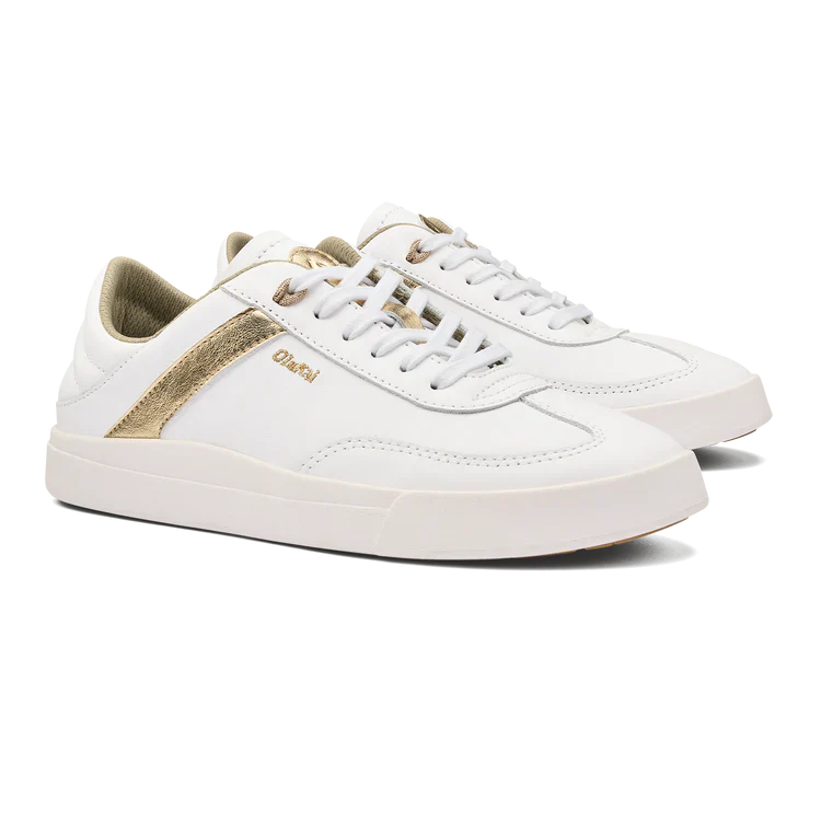 WOMEN'S OLUKAI HA'UPU SNEAKER | WHITE / WHITE - Image 4