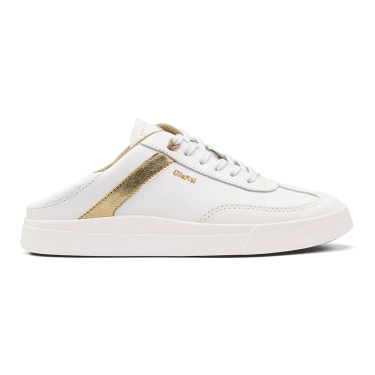 WOMEN'S OLUKAI HA'UPU SNEAKER | WHITE / WHITE - Image 5
