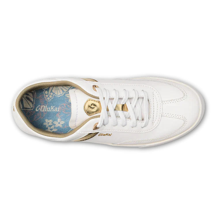 WOMEN'S OLUKAI HA'UPU SNEAKER | WHITE / WHITE - Image 6