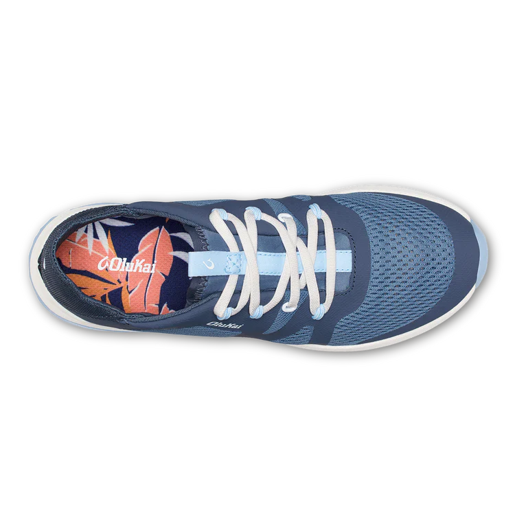 WOMEN'S OLUKAI HUIA SNEAKER | VINTAGE BLUE / SEA ICE - Image 6