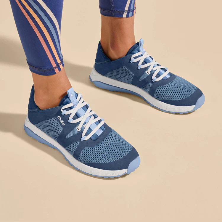 WOMEN'S OLUKAI HUIA SNEAKER | VINTAGE BLUE / SEA ICE - Image 9