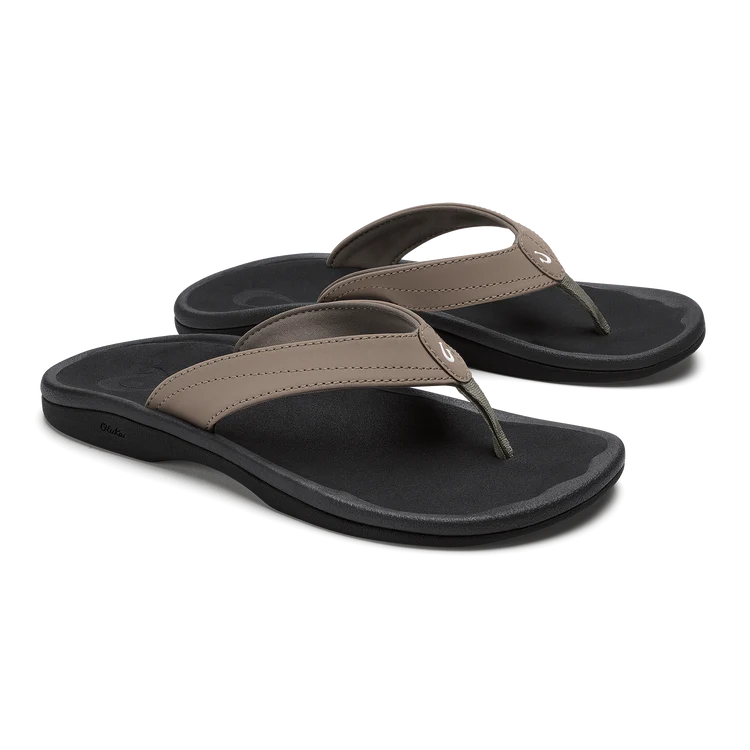 WOMEN'S OLUKAI 'OHANA | WARM TAUPE / BLACK - Image 3