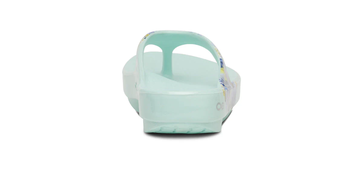 WOMEN'S OOFOS OOLALA LIMITED SANDAL | MINT BLOSSOM - Image 4