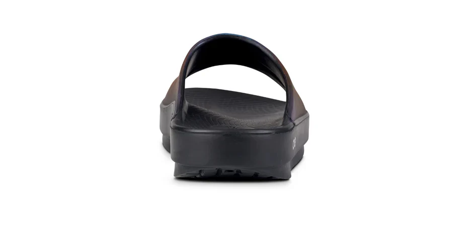 WOMEN'S OOFOS OOLALA LUXE SLIDE | MIDNIGHT SPECTRE - Image 6