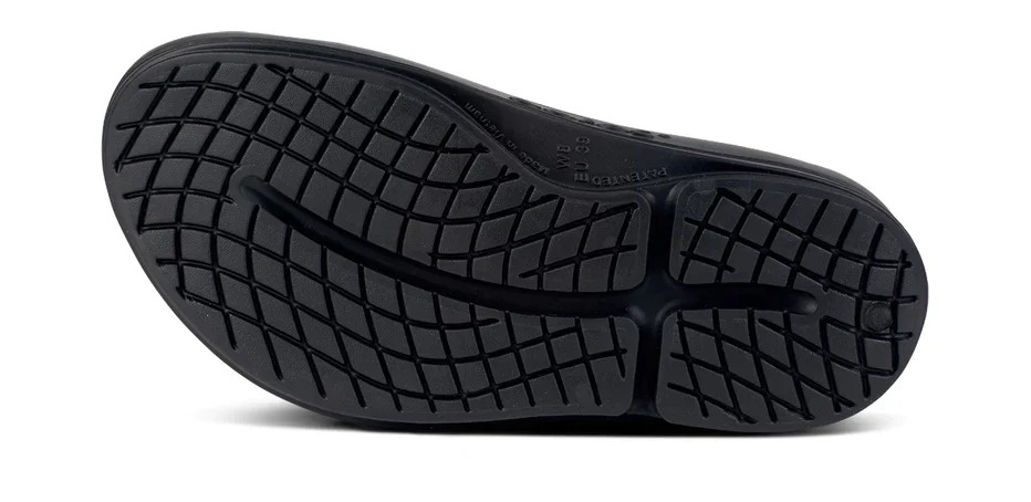 WOMEN'S OOFOS OOMEGA OOAHH SLIDE | BLACK - Image 4