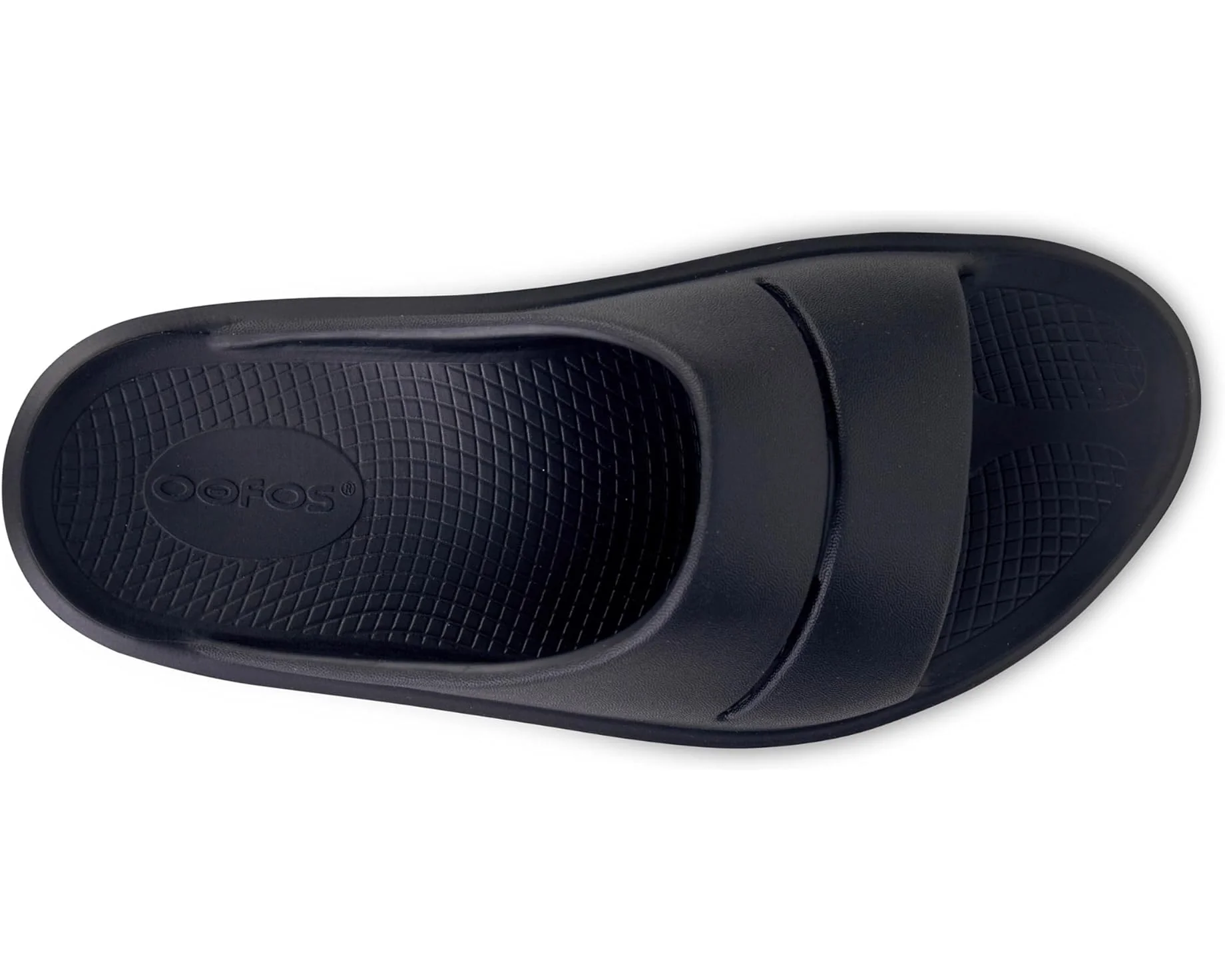 WOMEN'S OOFOS OOMEGA OOAHH SLIDE | BLACK - Image 7