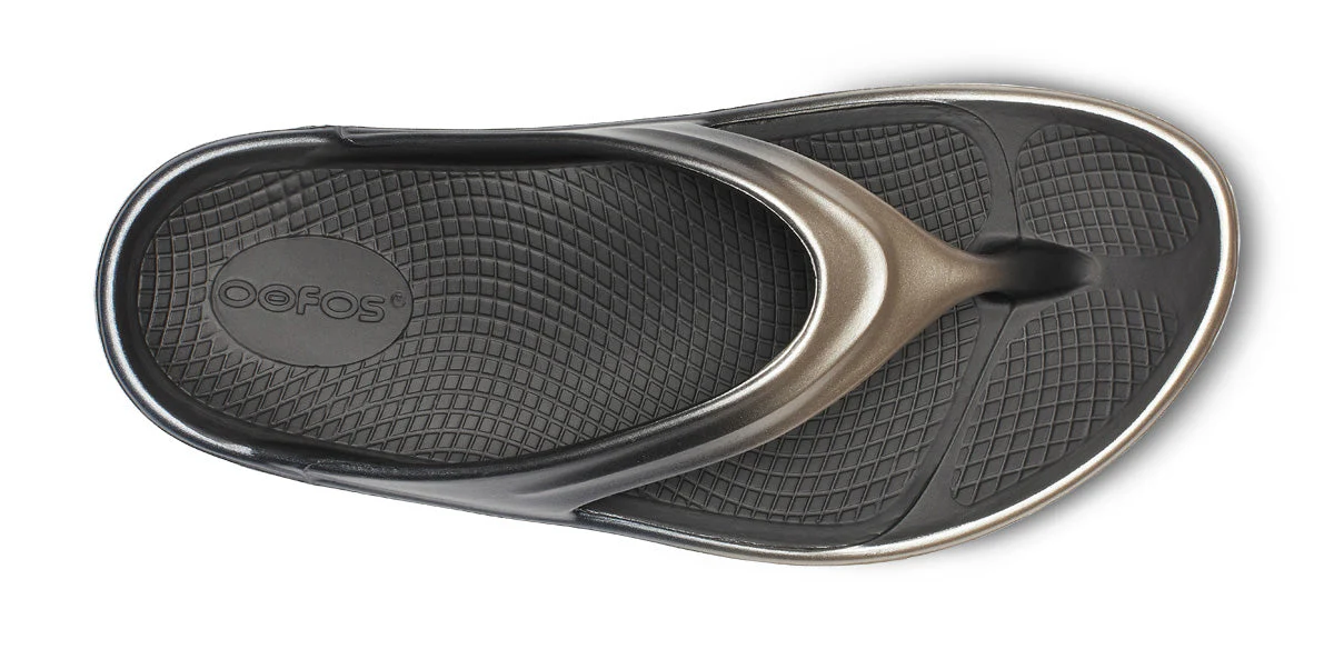 WOMEN'S OOFOS OOMEGA OOLALA LUXE SANDAL | LATTE FADE - Image 6
