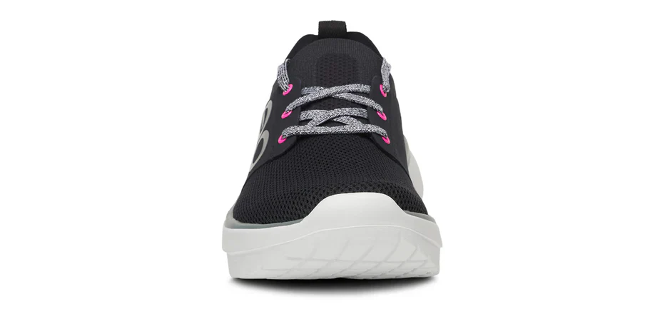 WOMEN'S OOFOS OOMY STRIDE | WHITE / BLACK - Image 6
