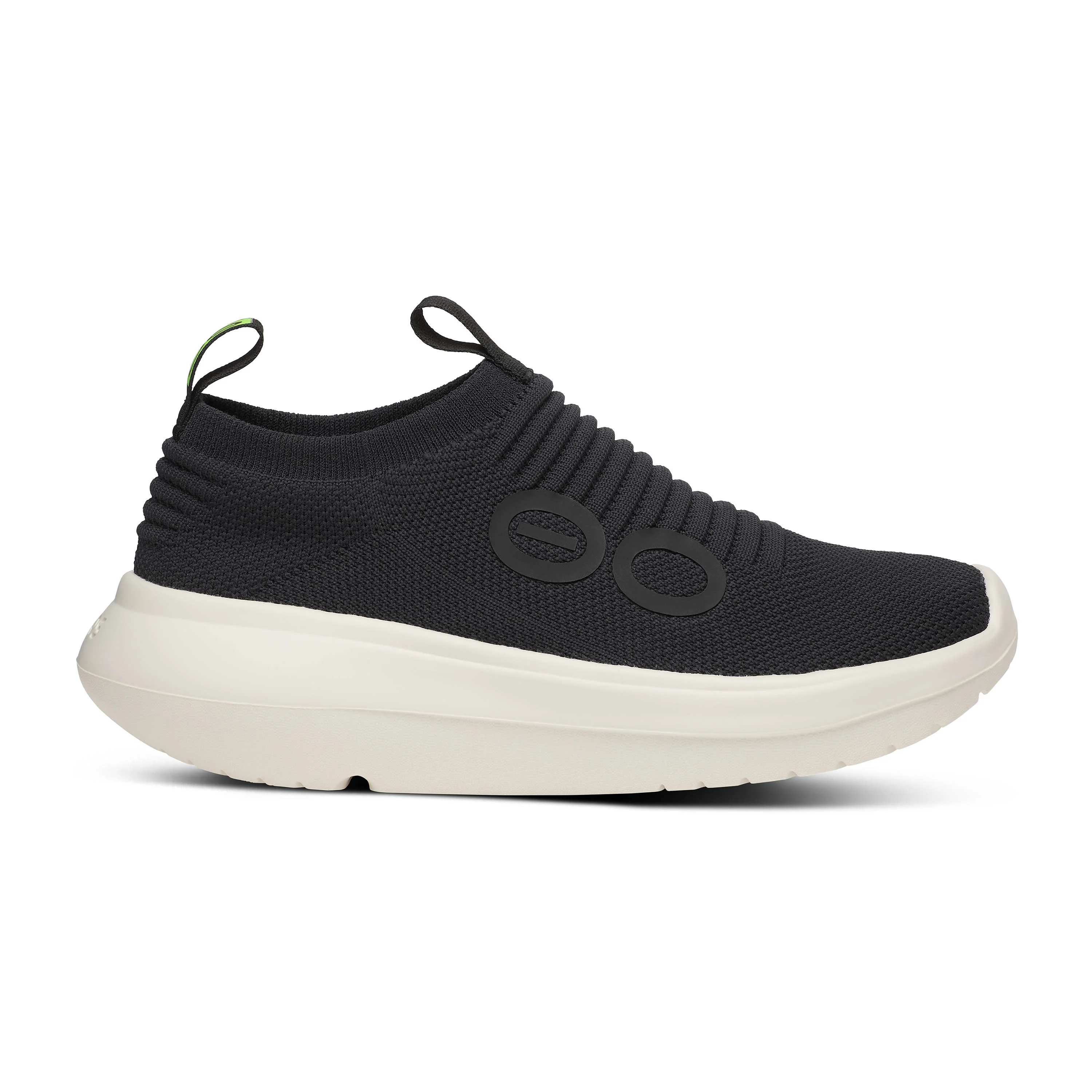WOMEN'S OOFOS OOMY ZEN | CHALK | BLACK