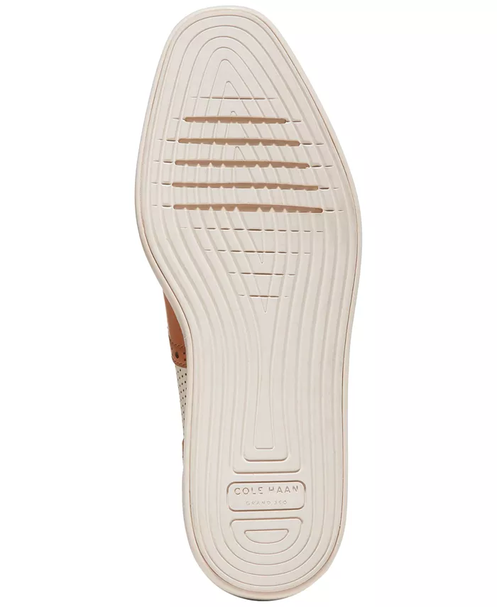WOMEN'S COLE HAAN ØRIGINAL GRAND PLATFORM WINGTIP OXFORD | PECAN / IVORY - Image 7