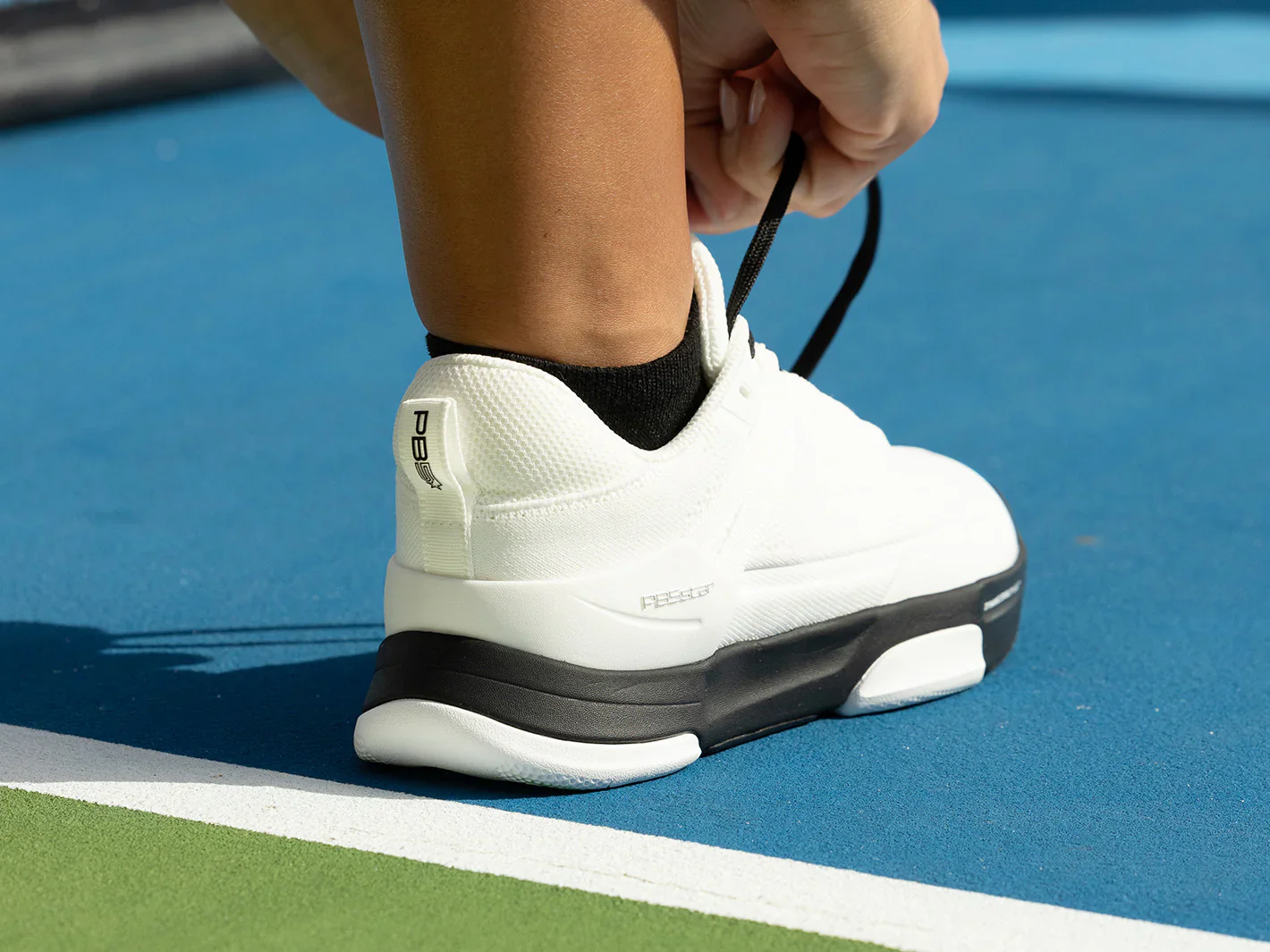 WOMEN'S PB5-STAR COURT-2 | WHITE / BLACK - Image 6