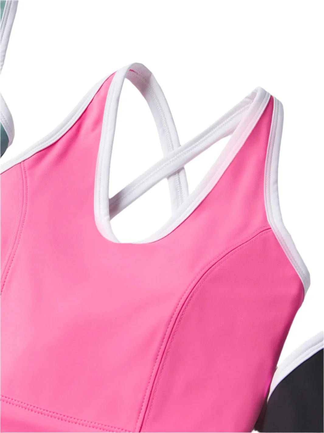 WOMEN'S PB5-STAR SIDE SPLIT COURT DRESS | PINK / WHITE - Image 5