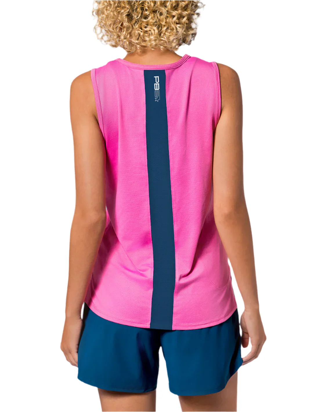 WOMEN'S PB5-STAR VENTED TANK | ASTRAL BLUE / PINK - Image 3
