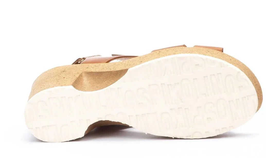 WOMEN'S PIKOLINO ARENALES WEDGE SANDALS | BRANDY - Image 4