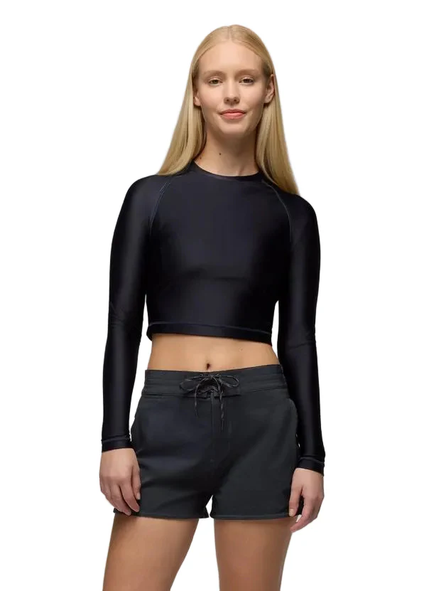 WOMEN'S PRANA BAJA BOUND RASHGUARD | BLACK