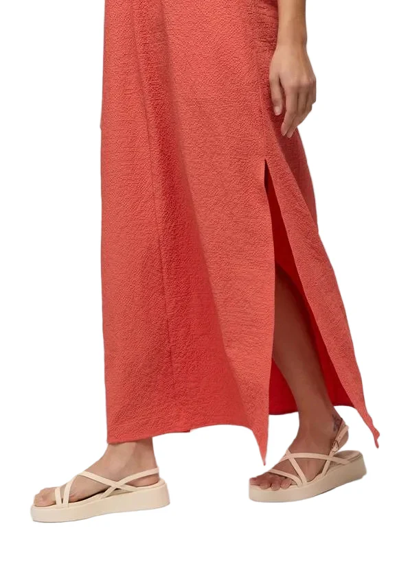 WOMEN'S PRANA COSTAL SOL MAXI DRESS | LYCHEE - Image 5
