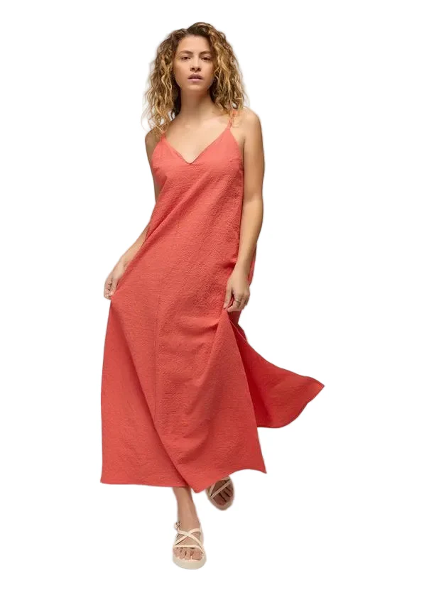 WOMEN'S PRANA COSTAL SOL MAXI DRESS | LYCHEE - Image 6