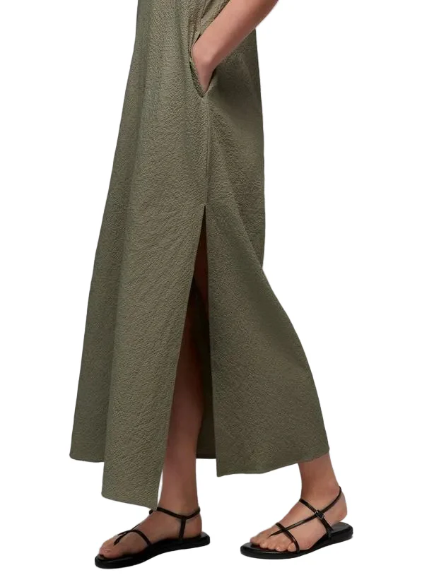 WOMEN'S PRANA COSTAL SOL MAXI DRESS | SAGE - Image 5