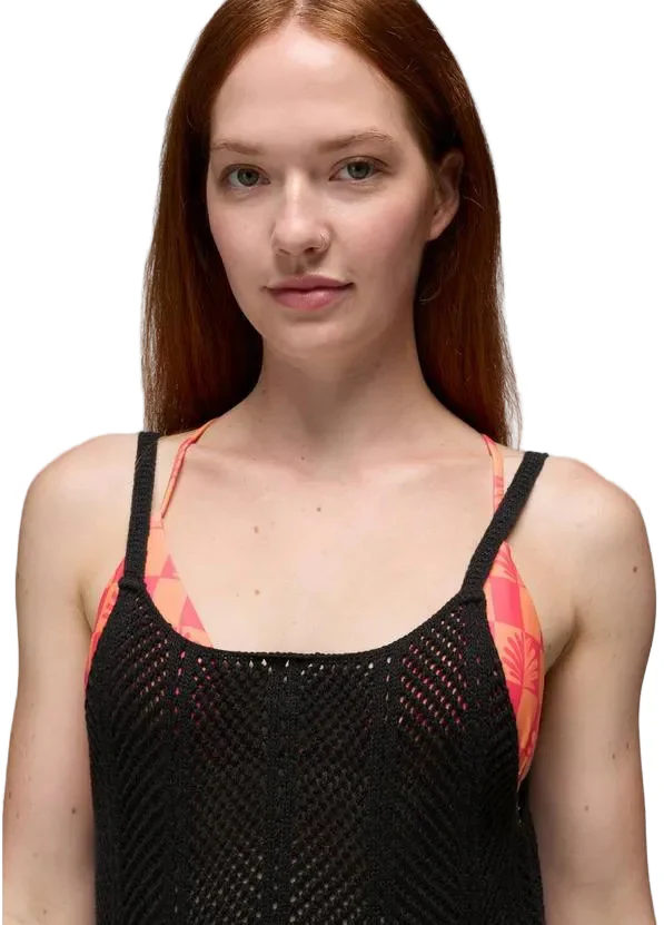 WOMEN'S PRANA CROCHET MINI DRESS | BLACK - Image 3