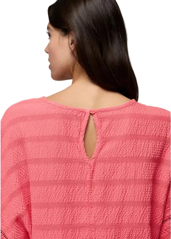 WOMEN'S PRANA OCEAN HILLS TOP | GUAVA - Image 4