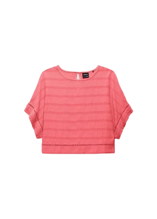 WOMEN'S PRANA OCEAN HILLS TOP | GUAVA - Image 7