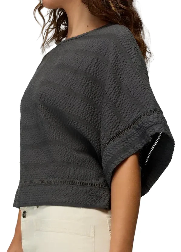 WOMEN'S PRANA OCEAN HILLS TOP | SHADOW - Image 5