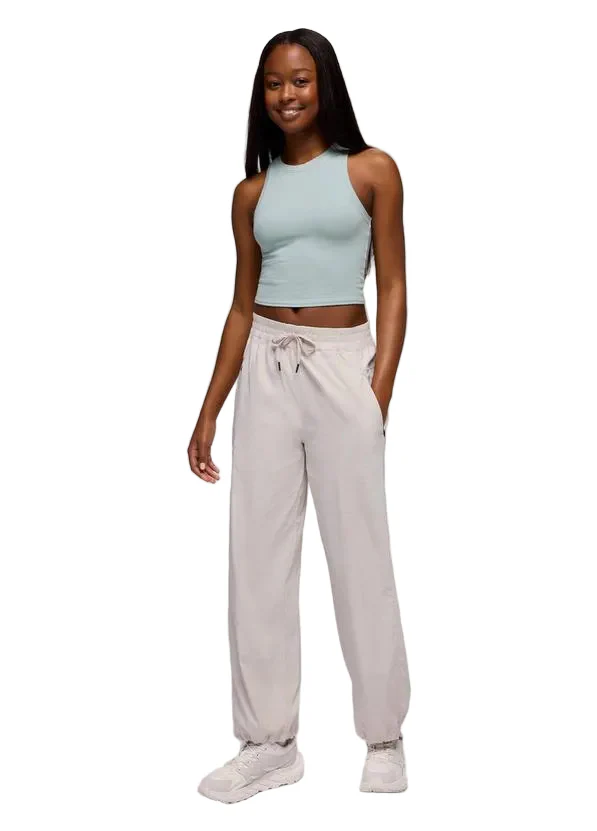 WOMEN'S PRANA SEND OFF HIGH RISE WIDE LEG PANT | ALMOND - Image 7