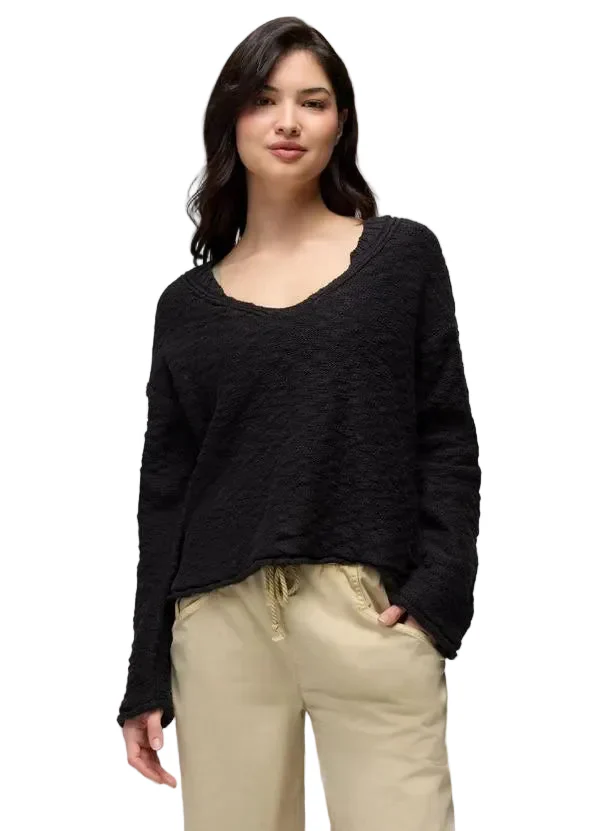 WOMEN'S PRANA SUNSHINE SUNSET SWEATER | BLACK