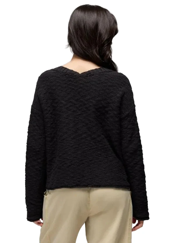 WOMEN'S PRANA SUNSHINE SUNSET SWEATER | BLACK - Image 2