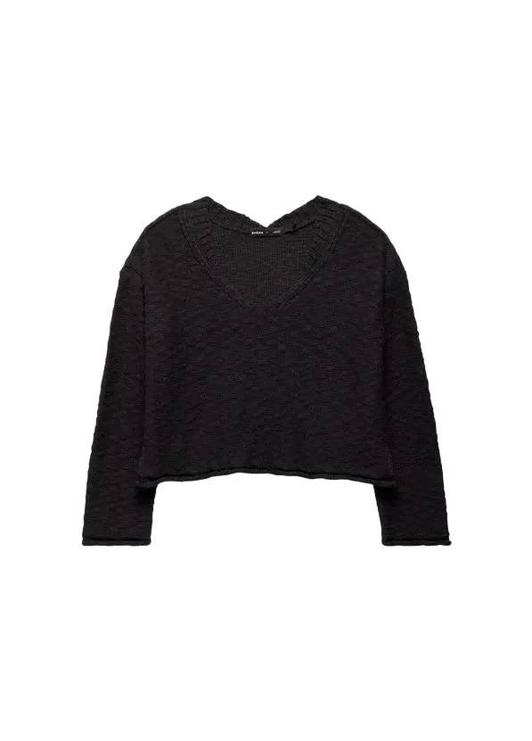 WOMEN'S PRANA SUNSHINE SUNSET SWEATER | BLACK - Image 6