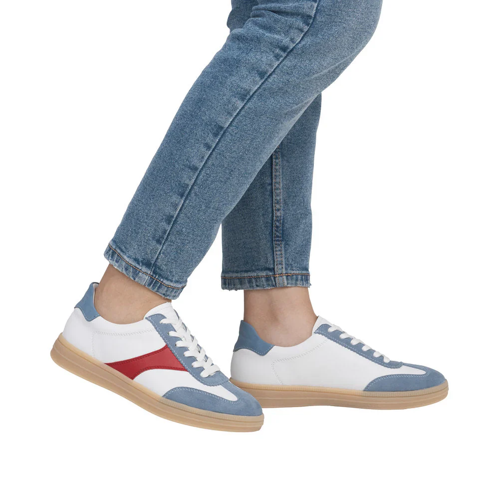 WOMEN'S REMONTE DEMI 01 | JEANS / WEISS / ROSSO / BLEU / WEISS - Image 2