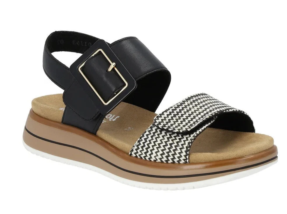 WOMEN'S REMONTE JOCELYN 53 | SCHWARZ-CREMA / SCHWARZ - Image 4