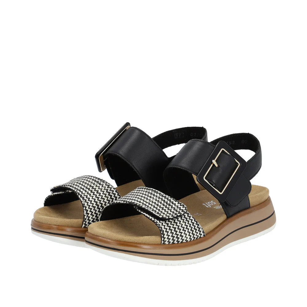 WOMEN'S REMONTE JOCELYN 53 | SCHWARZ-CREMA / SCHWARZ - Image 8