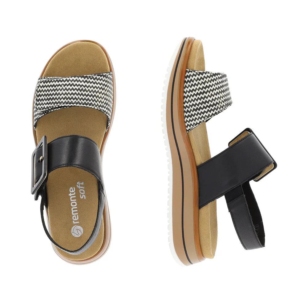 WOMEN'S REMONTE JOCELYN 53 | SCHWARZ-CREMA / SCHWARZ - Image 9