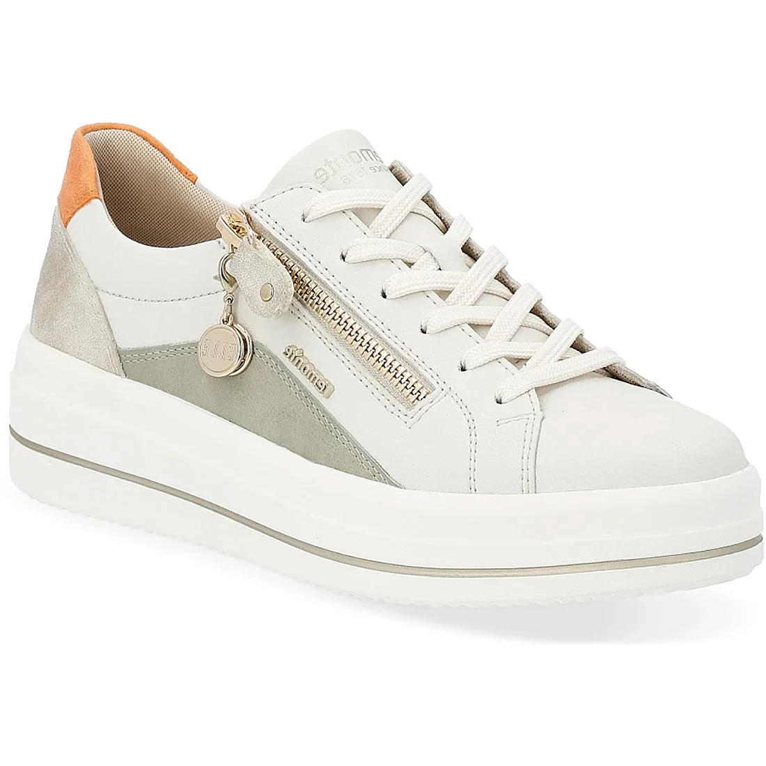 WOMEN'S REMONTE JULIKA 01 | OFFWHITE / SALBEI / MUSCHEL / ORANGE - Image 3