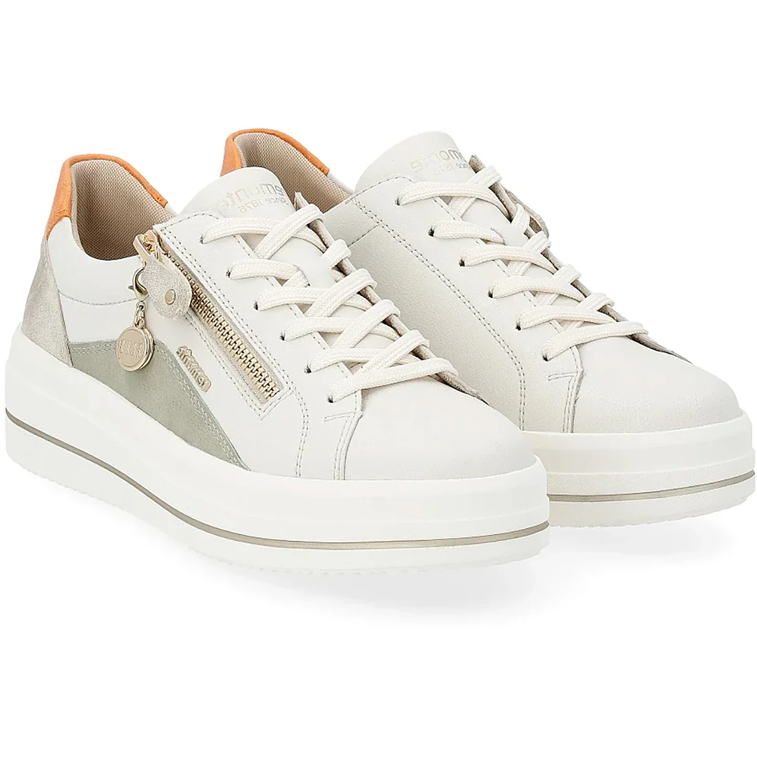 WOMEN'S REMONTE JULIKA 01 | OFFWHITE / SALBEI / MUSCHEL / ORANGE - Image 5