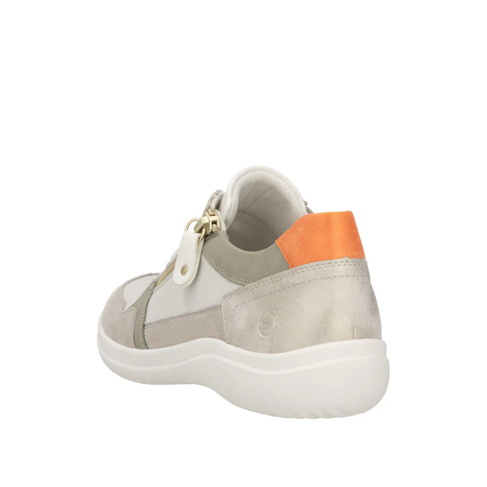 WOMEN'S REMONTE LOUANN 06 | LEHM / OFF WHITE / SALBEI / MUSCHEL / ORANGE - Image 7