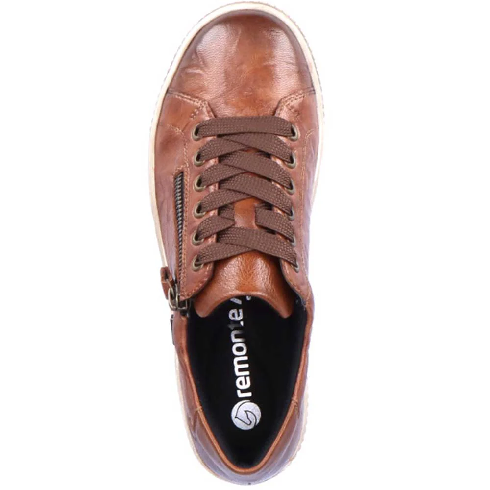 WOMEN'S REMONTE MADITTA SNEAKER | BROWN ( CUOIO ) - Image 5