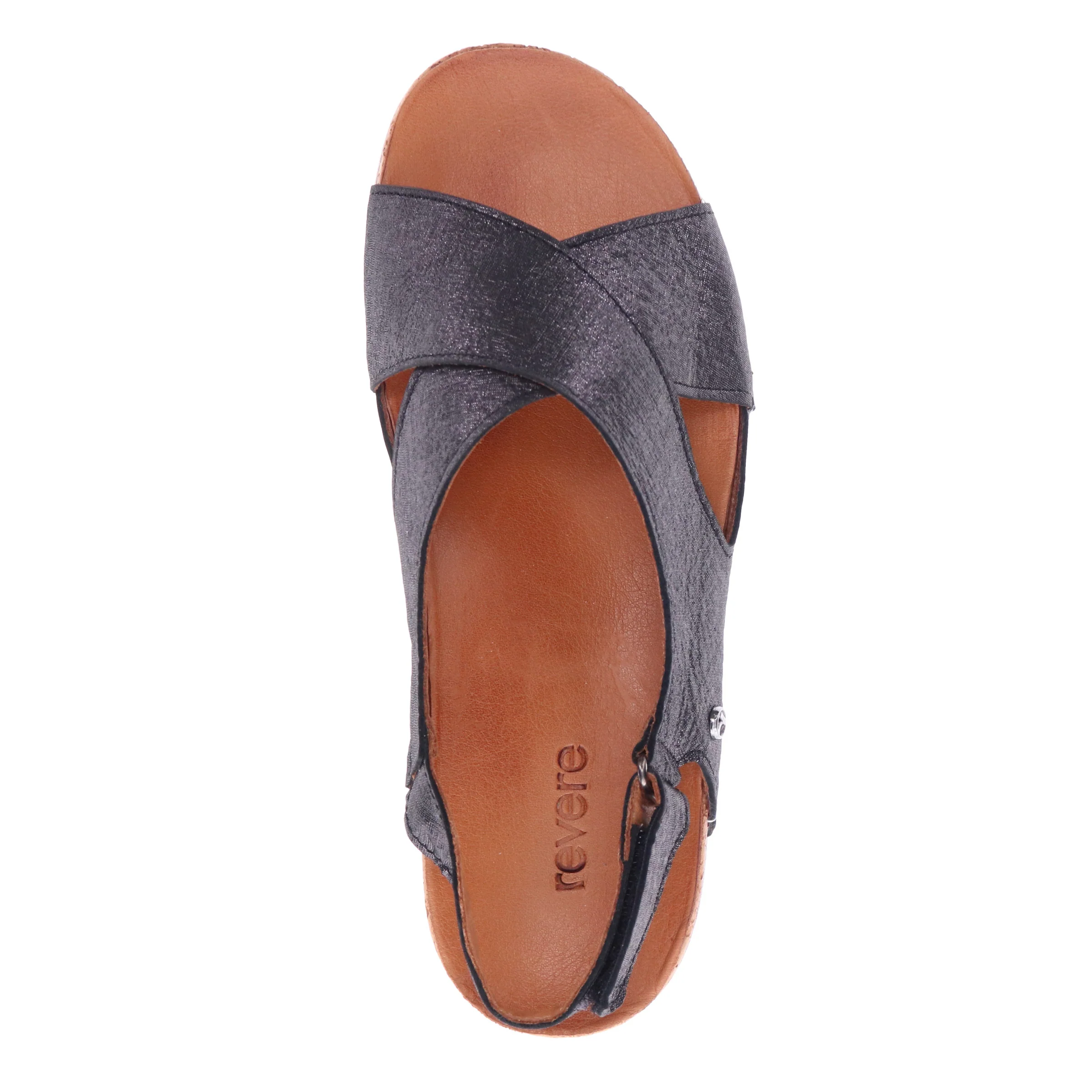 WOMEN'S REVERE COTTESLOE SANDAL | BLACK LINEN - Image 4