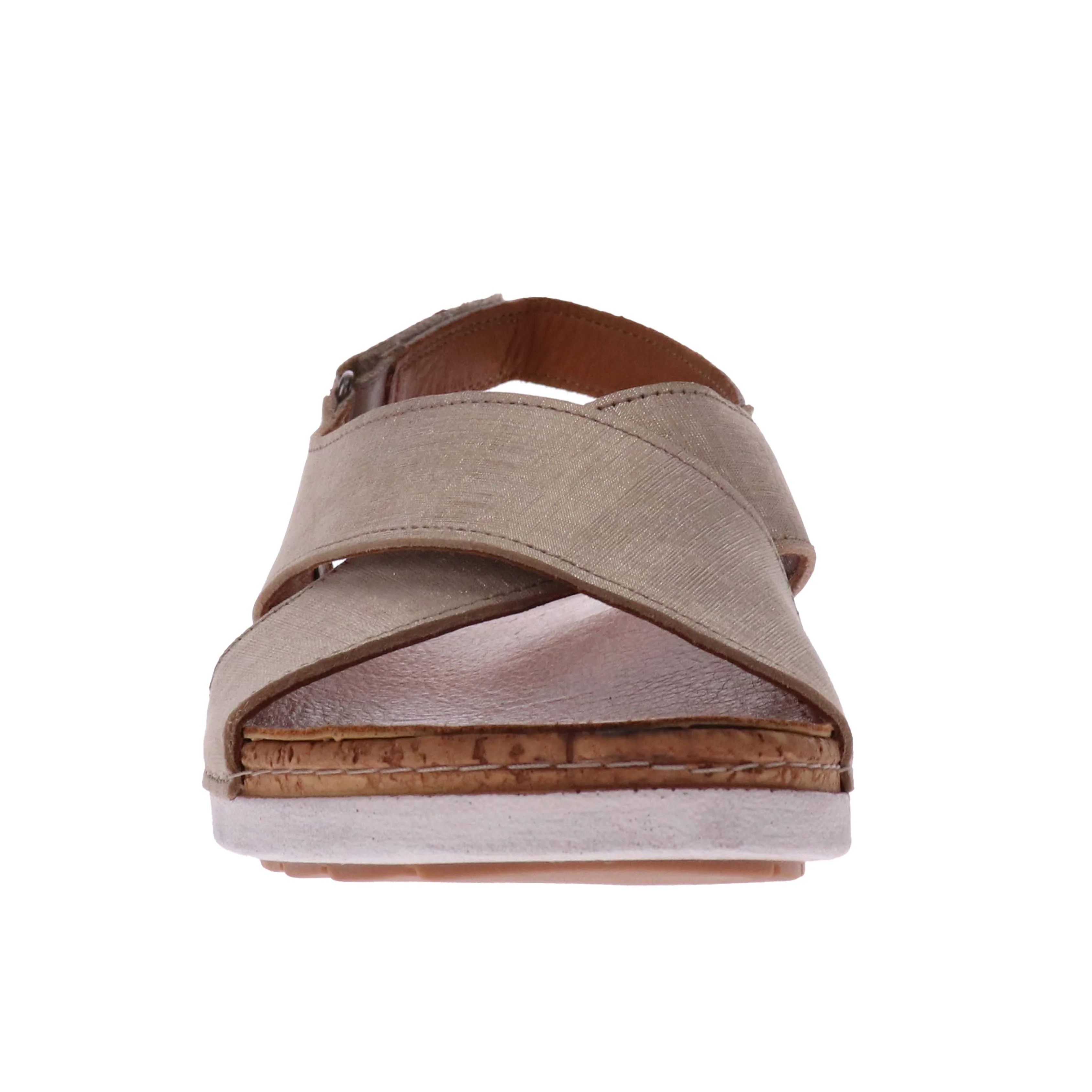 WOMEN'S REVERE COTTESLOE SANDAL | GOLD LINEN - Image 5
