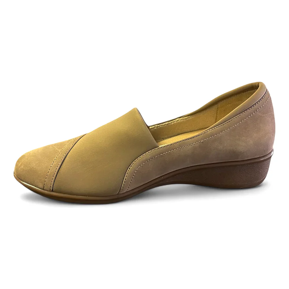 WOMEN'S REVERE NAPLES STRETCH LOAFER | TOFFEE NUBUCK - Image 2