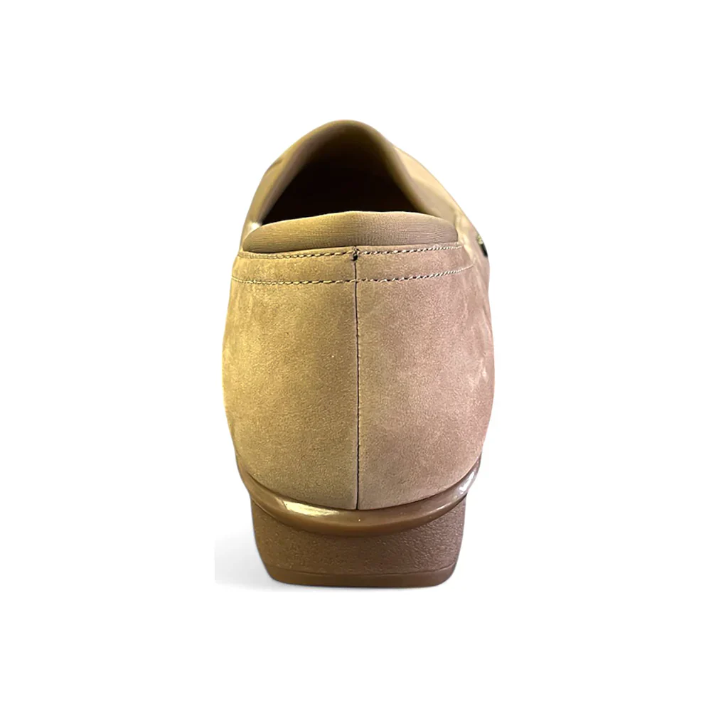WOMEN'S REVERE NAPLES STRETCH LOAFER | TOFFEE NUBUCK - Image 5