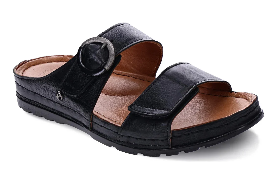WOMEN'S REVERE PALMA SANDAL | BLACK - Image 2