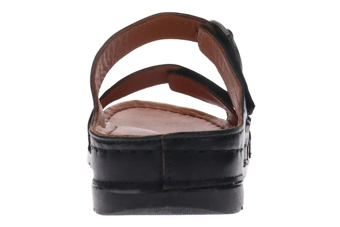 WOMEN'S REVERE PALMA SANDAL | BLACK - Image 5